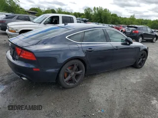 2012 Audi A7 z VIN WAUSGCFC8CN002171, wystawiony jako Copart lot #58473235 z przebiegiem 178 968 mil mil oraz Czysty tytuł • Clean title. Historia ofert i sprzedaży dostępna na DreamBid. Obrazek 3.