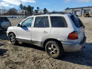 2004 Hyundai Santa Fe GLS with VIN KM8SC73D34U825791, listed as a Copart auction lot 80548534 with 124,080 mi miles and Clean Title. Bid and sale history available at carsss.com. Image 2.