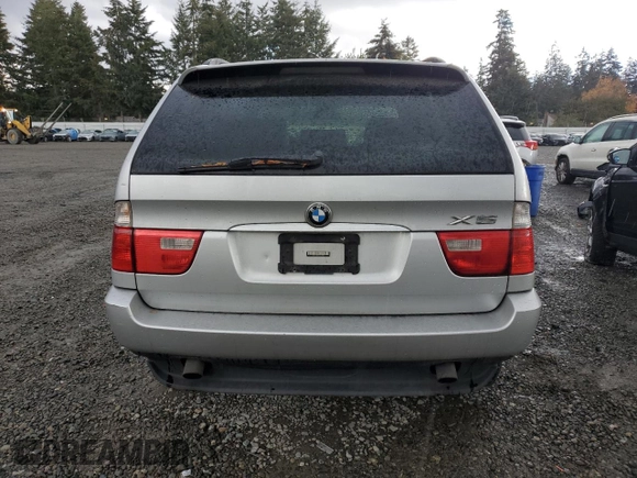 2004 BMW X5 3.0i with VIN 5UXFA13544LU27883, listed as a Copart auction lot 77273134 with 268,908 mi miles and Salvage Title. Bid and sale history available at carsss.com. Image 6.