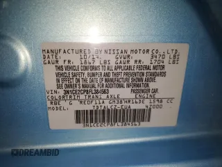 2015 Nissan Note SL с VIN 3N1CE2CP8FL384563, выставлен на аукционе Copart как лот 86103714 с пробегом 52 171 миль миль и Чистый • Clean title. История ставок и продаж доступна на DreamBid. Изображение 12.