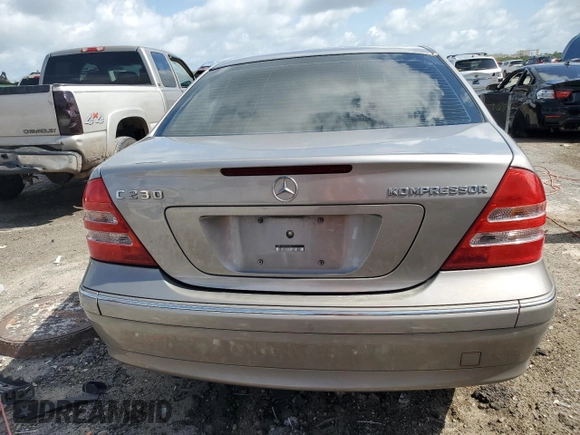 2004 Mercedes-Benz C 230 Kompressor with VIN WDBRF40J64A564613, listed as a Copart auction lot 59876525 with 140,525 mi miles and Clean title. Bid and sale history available at DreamBid. Image 6.