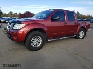 2015 Nissan Frontier SV with VIN 1N6AD0EV1FN722163, listed as a Copart auction lot 77825034 with 89,082 mi miles and Salvage Title. Bid and sale history available at carsss.com. Image 1.