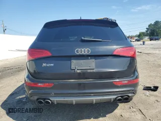 2015 Audi SQ5 Premium Plus with VIN WA1CGAFP0FA012195, listed as a Copart auction lot 69400444 with 0 mi miles and Salvage Title. Bid and sale history available at carsss.com. Image 6.