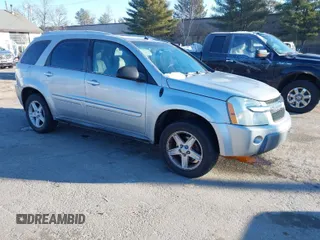 2005 Chevrolet Equinox LT with VIN 2CNDL73F856018239, listed as a IAAI auction lot 41371313 with 90,799 mi miles. Bid and sale history available at carsss.com. Image 1.