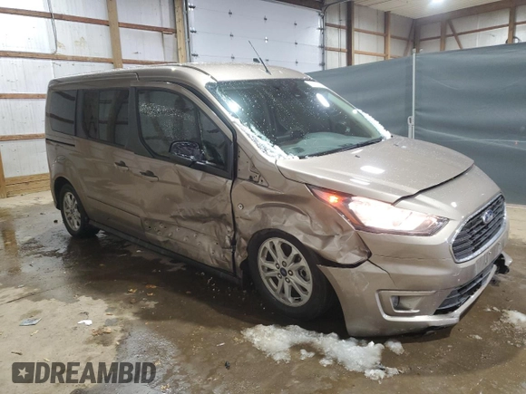 2020 Ford Transit Connect XLT with VIN NM0GE9F20L1455942, listed as a Copart auction lot 88853815 with 47,458 mi miles and Salvage title. Bid and sale history available at DreamBid. Image 4.