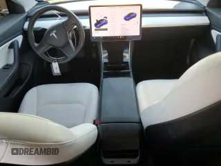 2018 Tesla Model 3 Long Range Battery with VIN 5YJ3E1EA1JF155696, listed as a Copart auction lot 46669995 with 84,055 mi miles and Salvage Title. Bid and sale history available at DreamBid. Image 8.