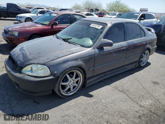 1998 Honda Civic LX with VIN 2HGEJ6673WH515915, listed as a Copart auction lot 52403795 with 224,174 mi miles and Salvage Title. Bid and sale history available at DreamBid. Image 1.