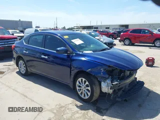 2019 Nissan Sentra SV with VIN 3N1AB7AP3KL614567, listed as a IAAI auction lot 41723674 with 98,971 mi miles and . Bid and sale history available at DreamBid. Image 1.