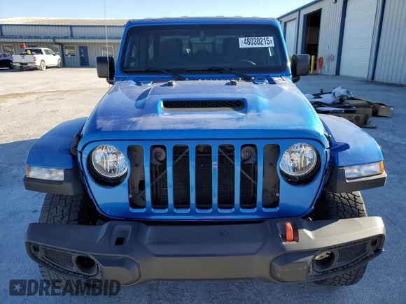 2023 Jeep Gladiator Mojave with VIN 1C6JJTEG7PL580727, listed as a Copart auction lot 48030215 with 12,707 mi miles and Salvage title. Bid and sale history available at DreamBid. Image 5.
