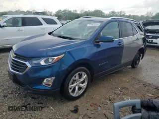 2019 Chevrolet Equinox LT with VIN 3GNAXLEXXKL375348, listed as a Copart auction lot 53863515 with 92,152 mi miles and Salvage Title. Bid and sale history available at DreamBid. Image 1.