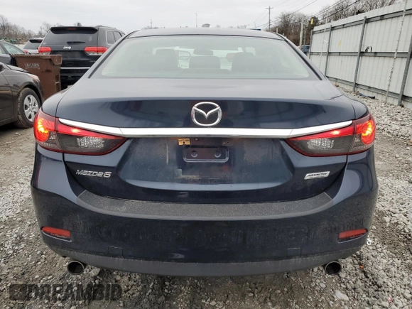 2015 Mazda 6 i Sport with VIN JM1GJ1U57F1203350, listed as a Copart auction lot 43752845 with 134,878 mi miles and Salvage Title. Bid and sale history available at carsss.com. Image 6.