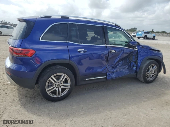 2021 Mercedes-Benz GLB with VIN W1N4M4GB7MW078128, listed as a Copart auction lot 46817525 with 59,145 mi miles and Non Repairable. Bid and sale history available at carsss.com. Image 3.