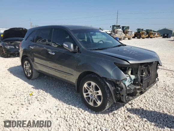 2007 Acura MDX with VIN 2HNYD28257H541599, listed as a Copart auction lot 52985525 with 98,835 mi miles and Salvage Title. Bid and sale history available at carsss.com. Image 4.