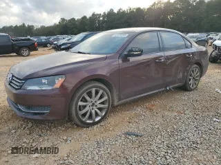 2013 Volkswagen Passat S with VIN 1VWAP7A38DC136900, listed as a Copart auction lot 42975295 with 95,169 mi miles and Salvage Title. Bid and sale history available at carsss.com. Image 1.