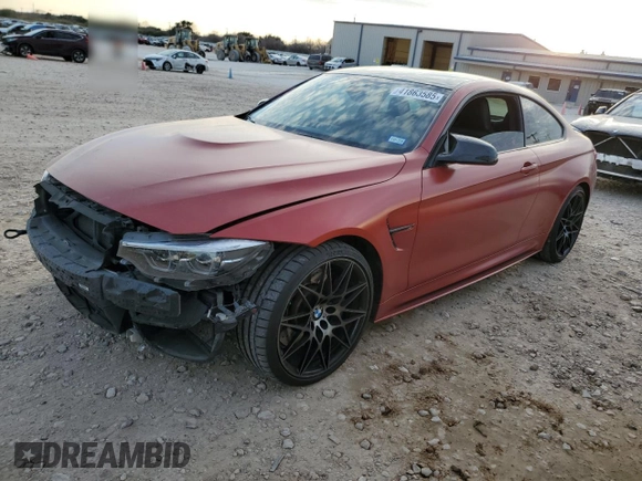2020 BMW M4 z VIN WBS4Y9C0XLFH08831, wystawiony jako Copart lot #41863585 z przebiegiem 71 763 mil mil oraz Szkoda całkowita • Salvage title. Historia ofert i sprzedaży dostępna na DreamBid. Obrazek 1.