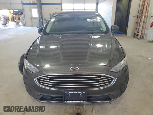 2019 Ford Fusion SE with VIN 3FA6P0LU4KR241900, listed as a Copart auction lot 50908075 with 70,981 mi miles and Salvage Title. Bid and sale history available at carsss.com. Image 5.