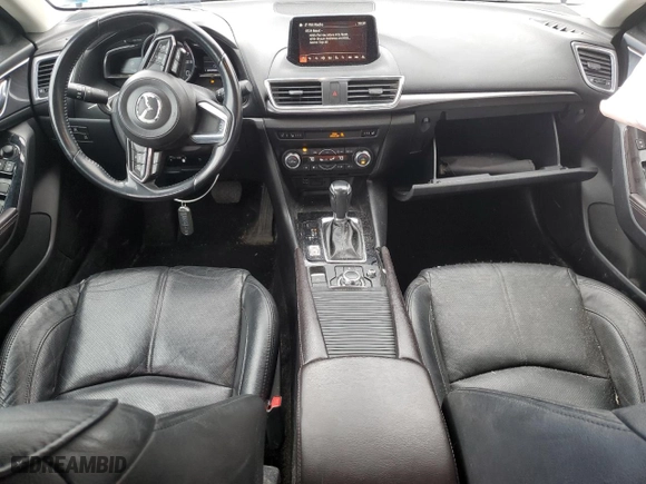 2018 Mazda Mazda3 4-Door Grand Touring with VIN 3MZBN1W38JM190398, listed as a Copart auction lot 53164605 with 74,845 mi miles and Salvage Title. Bid and sale history available at carsss.com. Image 8.