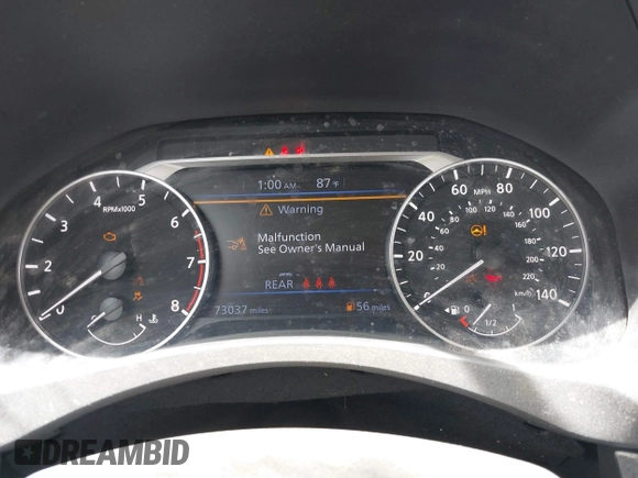 2023 Nissan Altima SV z VIN 1N4BL4DV3PN317528, wystawiony jako IAAI lot #42130756 z przebiegiem 73 037 mil mil oraz . Historia ofert i sprzedaży dostępna na DreamBid. Obrazek 7.