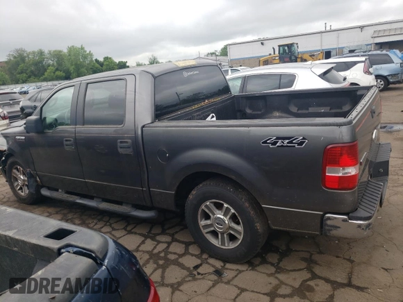 2007 Ford F-150 XLT with VIN 1FTRW14W27FB16883, listed as a Copart auction lot 57176755 with 166,941 mi miles and Clean title. Bid and sale history available at DreamBid. Image 2.