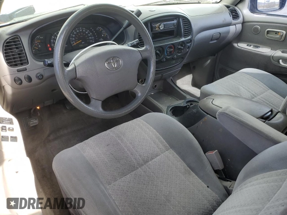 2004 Toyota Tundra SR5 with VIN 5TBRT34154S439757, listed as a Copart auction lot 50053365 with 186,029 mi miles and Salvage Title. Bid and sale history available at carsss.com. Image 8.