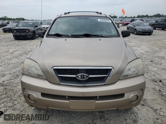 2006 Kia Sorento LX z VIN KNDJD733565613976, wystawiony jako Copart lot #54896005 z przebiegiem 140 198 mil mil oraz Szkoda całkowita • Salvage title. Historia ofert i sprzedaży dostępna na DreamBid. Obrazek 5.
