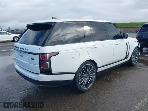 2022 Land Rover Range Rover Westminster z VIN SALGS2RU0NA464488, wystawiony jako IAAI lot #41808857 z przebiegiem 46 031 mil mil oraz . Historia ofert i sprzedaży dostępna na DreamBid. Obrazek 4.