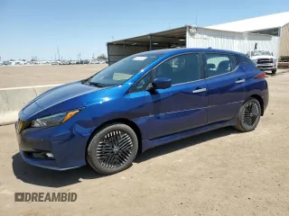2025 Nissan LEAF SV Plus with VIN 1N4CZ1CV4SC560787, listed as a Copart auction lot 58192345 with 2,580 mi miles and Salvage title. Bid and sale history available at DreamBid. Image 1.