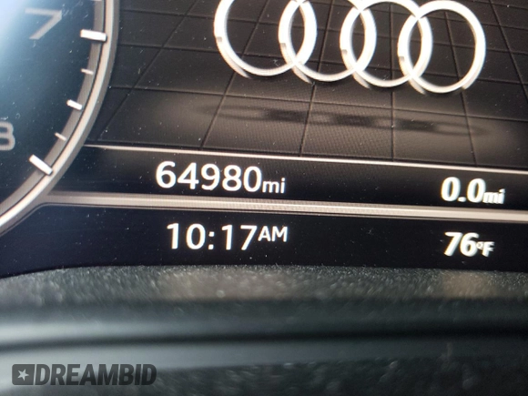 2018 Audi A5 Sportback Premium Plus with VIN WAUBNCF5XJA121335, listed as a Copart auction lot 59156722 with 64,980 mi miles. Bid and sale history available at carsss.com. Image 8.