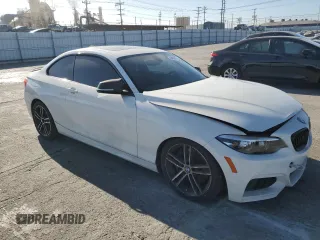 2018 BMW 2 Series M240i with VIN WBA2J5C50JVC07230, listed as a Copart auction lot 84936054 with 49,938 mi miles and Salvage Title. Bid and sale history available at carsss.com. Image 4.