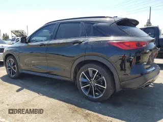 2023 Infiniti QX50 Sport with VIN 3PCAJ5FA8PF116427, listed as a Copart auction lot 56486685 with 34,769 mi miles and Salvage title. Bid and sale history available at DreamBid. Image 2.