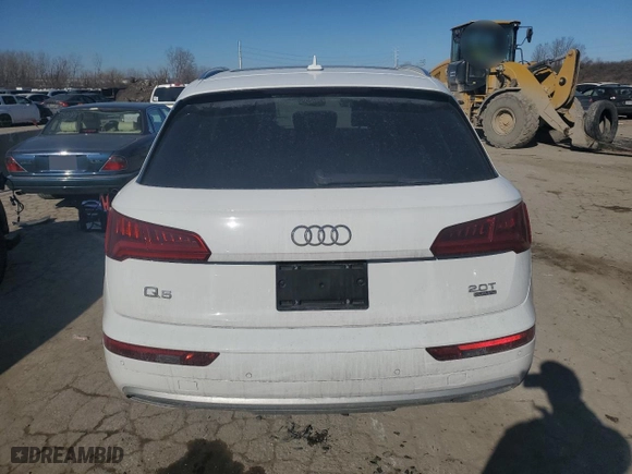 2018 Audi Q5 Premium Plus with VIN WA1BNAFY4J2161609, listed as a Copart auction lot 42531905 with 87,017 mi miles and Salvage Title. Bid and sale history available at carsss.com. Image 6.