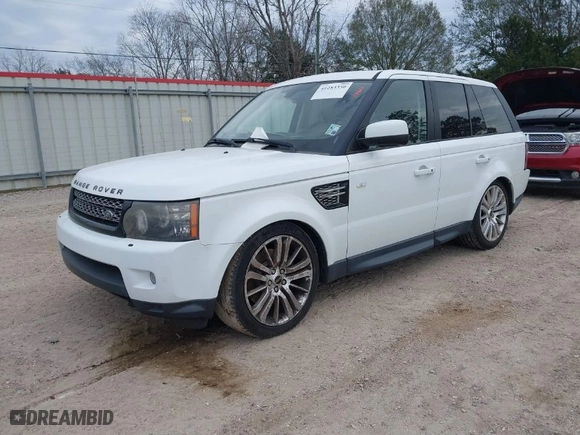 2012 Land Rover Range Rover Sport HSE LUX with VIN SALSK2D4XCA755093, listed as a IAAI auction lot 41283350 with 78,055 mi miles. Bid and sale history available at carsss.com. Image 2.
