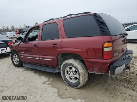 2002 Chevrolet Tahoe LT with VIN 1GNEC13Z52R257562, listed as a Copart auction lot 87718645 with 347,275 mi miles and Salvage Title. Bid and sale history available at carsss.com. Image 2.