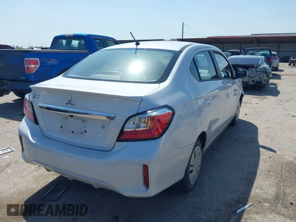 2023 Mitsubishi Mirage ES z VIN ML32FUFJ3PHF01688, wystawiony jako IAAI lot #41865801 z przebiegiem 23 395 mil mil oraz . Historia ofert i sprzedaży dostępna na DreamBid. Obrazek 4.