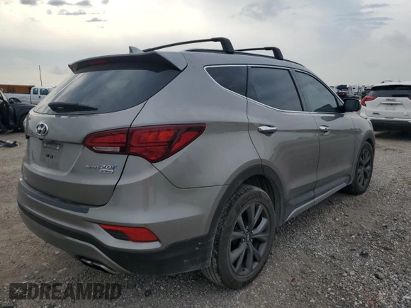 2017 Hyundai Santa Fe Ultimate with VIN 5XYZW4LA4HG488067, listed as a Copart auction lot 54984005 with 100,784 mi miles and Salvage title. Bid and sale history available at DreamBid. Image 3.
