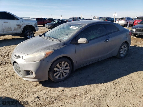 2016 Kia Forte Koup EX with VIN KNAFX6A88G5642439, listed as a Copart auction lot 41996855 with 173396 miles and Clean Title. Bid and sale history available at carsss.com. Image 1.