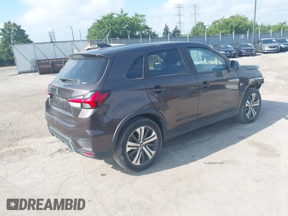 2020 Mitsubishi Outlander ES with VIN JA4AR3AU1LU024621, listed as a IAAI auction lot 42763806 with 76,768 mi miles and . Bid and sale history available at DreamBid. Image 4.