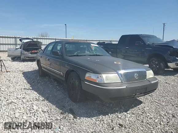 2003 Mercury Grand Marquis GS Convenience with VIN 2MEFM74W03X638534, listed as a Copart auction lot 49371535 with 335,360 mi miles and Salvage Title. Bid and sale history available at DreamBid. Image 10.
