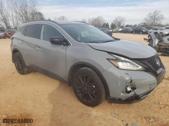 2023 Nissan Murano SV with VIN 5N1AZ2BS2PC133545, listed as a Copart auction lot 42339325 with 13,339 mi miles and Salvage Title. Bid and sale history available at carsss.com. Image 4.