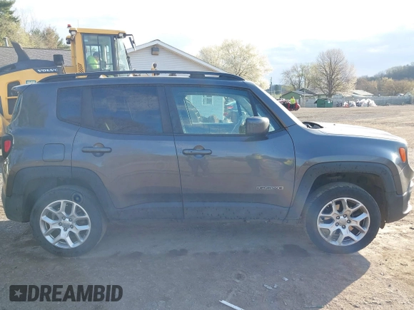 2018 Jeep Renegade Latitude with VIN ZACCJBBB8JPH51136, listed as a IAAI auction lot 42027011 with 65,252 mi miles and . Bid and sale history available at carsss.com. Image 13.