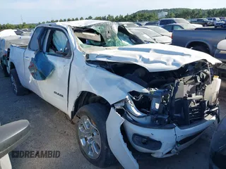 2020 Ram 1500 Big Horn with VIN 1C6RREBT1LN344887, listed as a IAAI auction lot 39670966 with Not provided miles and . Bid and sale history available at DreamBid. Image 1.