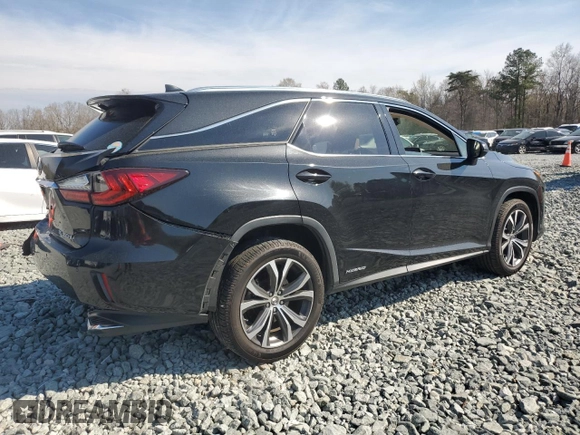 2019 Lexus RX with VIN JTJDGKCA9K2007871, listed as a Copart auction lot 50574855 with 113,140 mi miles and Salvage Title. Bid and sale history available at carsss.com. Image 3.