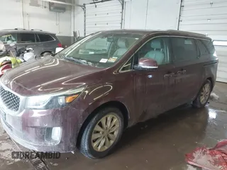 2017 Kia Sedona EX with VIN KNDMC5C1XH6292548, listed as a IAAI auction lot 41326653 with 121,491 mi miles. Bid and sale history available at carsss.com. Image 2.