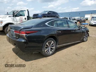 2019 Lexus LS 500 with VIN JTHC51FF2K5006080, listed as a Copart auction lot 59752395 with 21,085 mi miles and Clean title. Bid and sale history available at DreamBid. Image 3.
