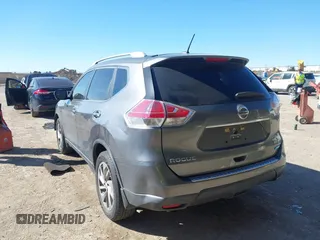 2014 Nissan Rogue SL with VIN 5N1AT2MV8EC805999, listed as a IAAI auction lot 41727953 with 187,623 mi miles. Bid and sale history available at carsss.com. Image 3.