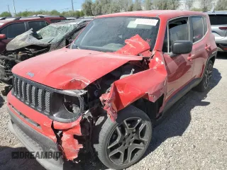 2020 Jeep Renegade Sport с VIN ZACNJAAB4LPM28562, выставлен на аукционе Copart как лот 57713845 с пробегом 45 466 миль миль и Списание • Salvage title. История ставок и продаж доступна на DreamBid. Изображение 1.