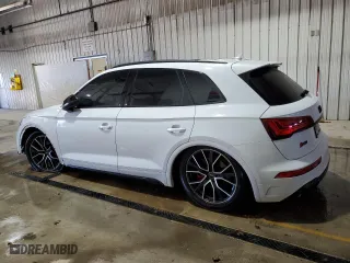 2024 Audi SQ5 Premium Plus with VIN WA1B4AFYXR2026830, listed as a Copart auction lot 50013825 with 19,875 mi miles and Salvage Title. Bid and sale history available at carsss.com. Image 2.