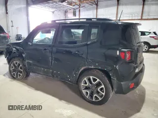 2018 Jeep Renegade Latitude with VIN ZACCJBBB4JPH73537, listed as a Copart auction lot 45895195 with 70,710 mi miles and Salvage title. Bid and sale history available at DreamBid. Image 2.