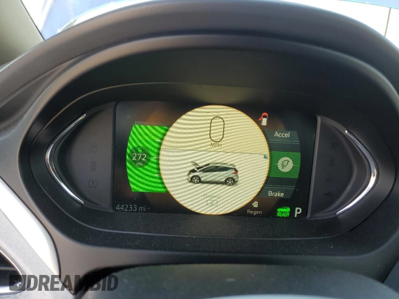 2019 Chevrolet Bolt EV Premier with VIN 1G1FZ6S00K4105108, listed as a Copart auction lot 60080775 with 44,233 mi miles and Salvage title. Bid and sale history available at DreamBid. Image 9.