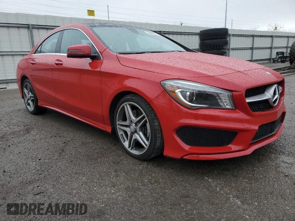 2015 Mercedes-Benz CLA 250 with VIN WDDSJ4EB4FN255498, listed as a Copart auction lot 43660744 with 40,809 mi miles and . Bid and sale history available at DreamBid. Image 4.